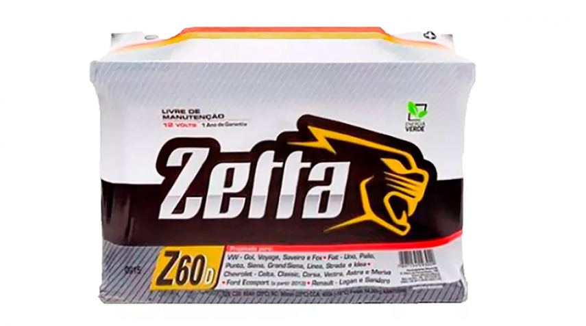 Bateria Zetta 60 Amp 